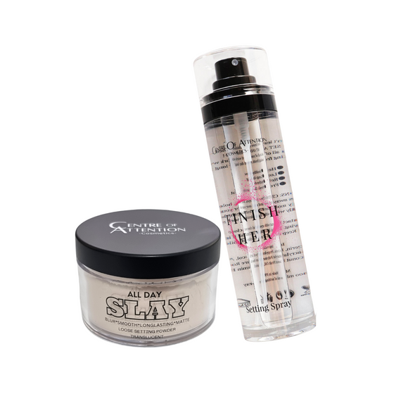 Dynamic Base Duo- Finish Her Setting Spray + All Day Slay Setting Powder